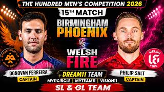 BRM vs WEF | 15th Match | The Hundred | Dream11 | My11Circle | MyTeam11 | Vision11 | SL & GL Teams screenshot 4