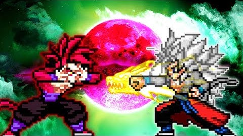 Son Goku SSJ4 V6 (New) VS Xeno Goku V3 (all form) in Jump Force Mugen