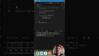Remove duplicate from an array without using inbuilt function #javascript #coding #programming