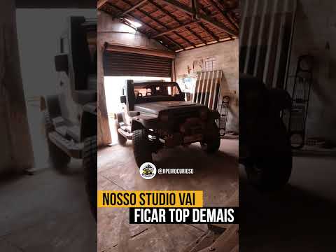 Nosso studio vai ficar top demais... aguardem
