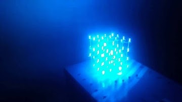 Cubo de Leds 4x4x4 controlado con Arduino UNO