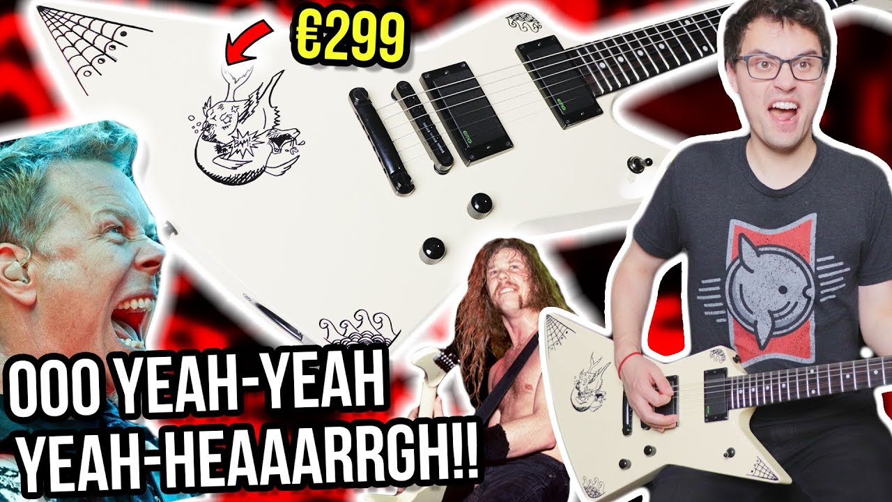 Making a CHEAP Guitar into an Awesome Metallica Tribute!! || James Hetfield-Inspired Project Build