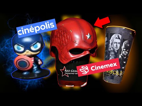 All the Thunderbolts Cinépolis and Cinemex collectibles, popcorn coolers, cups and more!