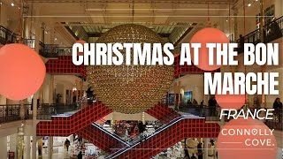 Christmas at the Bon Marche | Paris | Paris at Christmas | France | Christmas in France