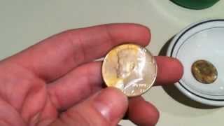 Quarterroy cleans some of his dirty 64s from episodes #72 and #73. he
found this tip on how to clean silver coin silver-coins.org