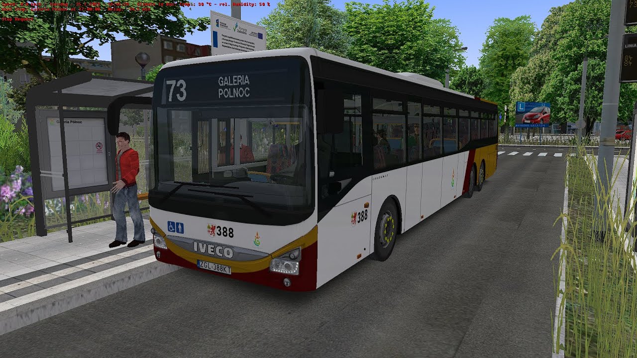 Omsi 2 - Golczewo 2.0 - Line 73 - Iveco Crossway 15 LE LINE
