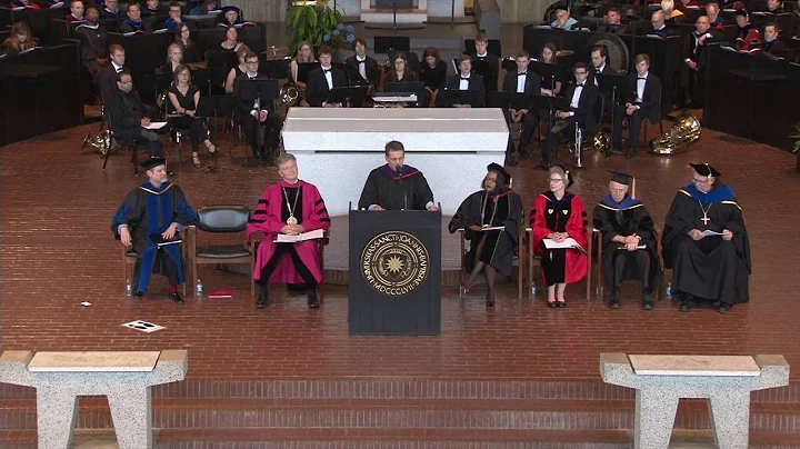 Joseph Cavanaugh Delivers 2016 SJU Commencement Re...