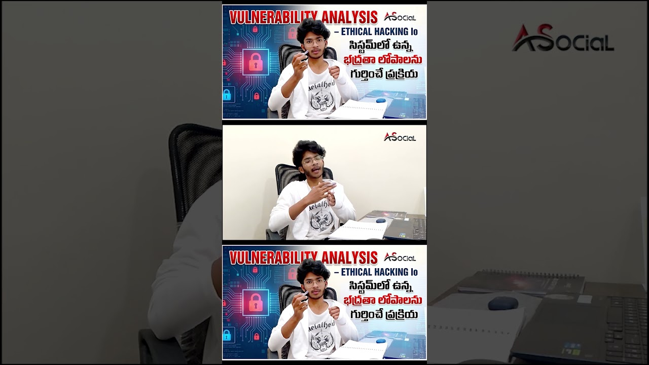 Vulnerability Analysis in Ethical Hacking | Telugu Cyber Security Tutorial | ASocial