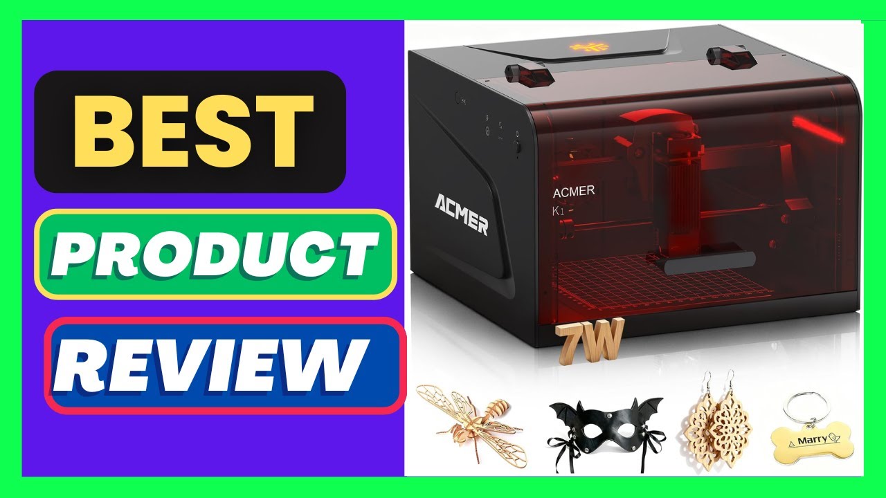 ACMER Laser Engraver Machine, K1 Desktop 7000mW Compact