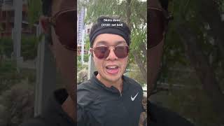 First half marathon training run. #running #asicssuperblast3 #halfmarathon #youtubeshorts