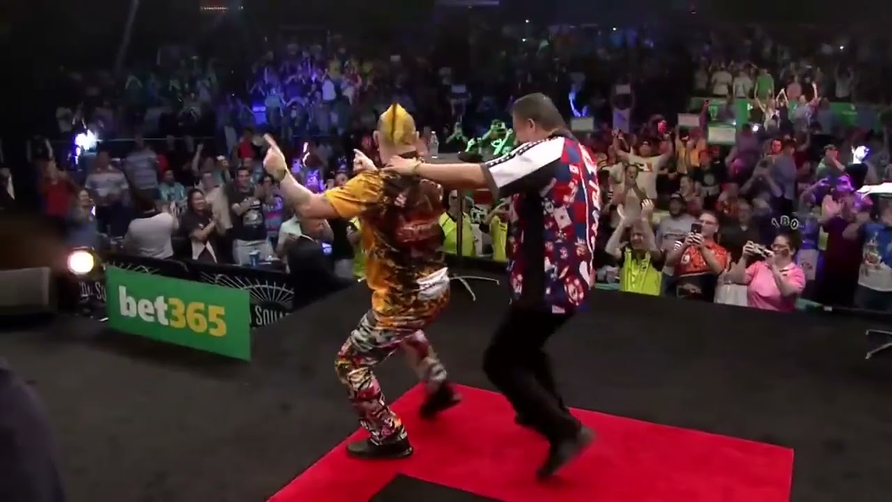 Hilarious Taxi Walk On By Peter Wright & Danny Baggish