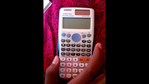 How to setup Casio scientific calc to get answer in decimal points like 0.001