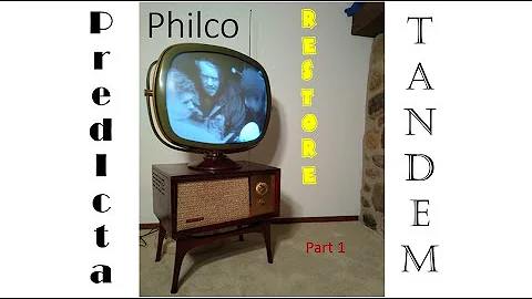 Philco Predicta Tandem Restore Part 1