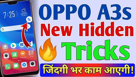 Oppo A3s||Android phone new hidden tricks.||You should know!