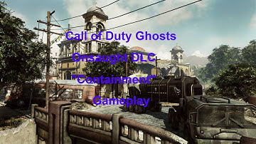 Call of Duty Ghost "CONTAINMENT" Gameplay!- NEW Multiplayer Map!  (COD Ghosts Onslaught DLC)