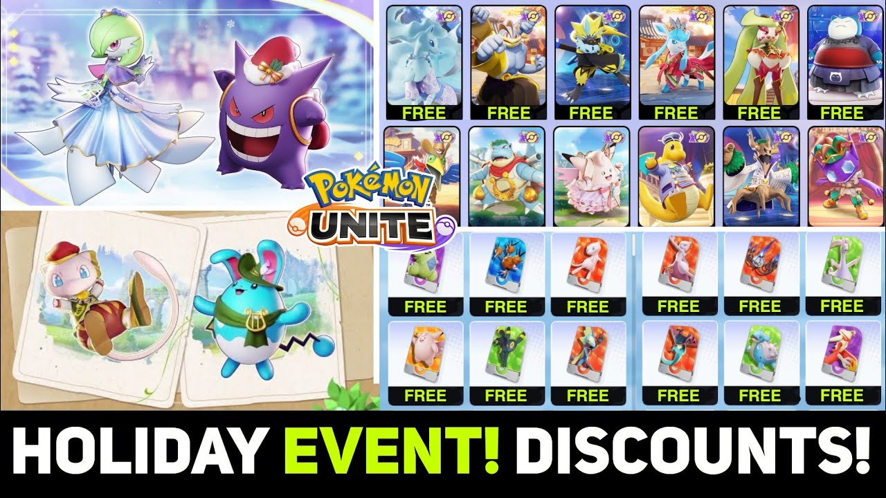 Pokemon UNITE Patch 1.8.1.2: New Items, Events, and Winter Holiday Content