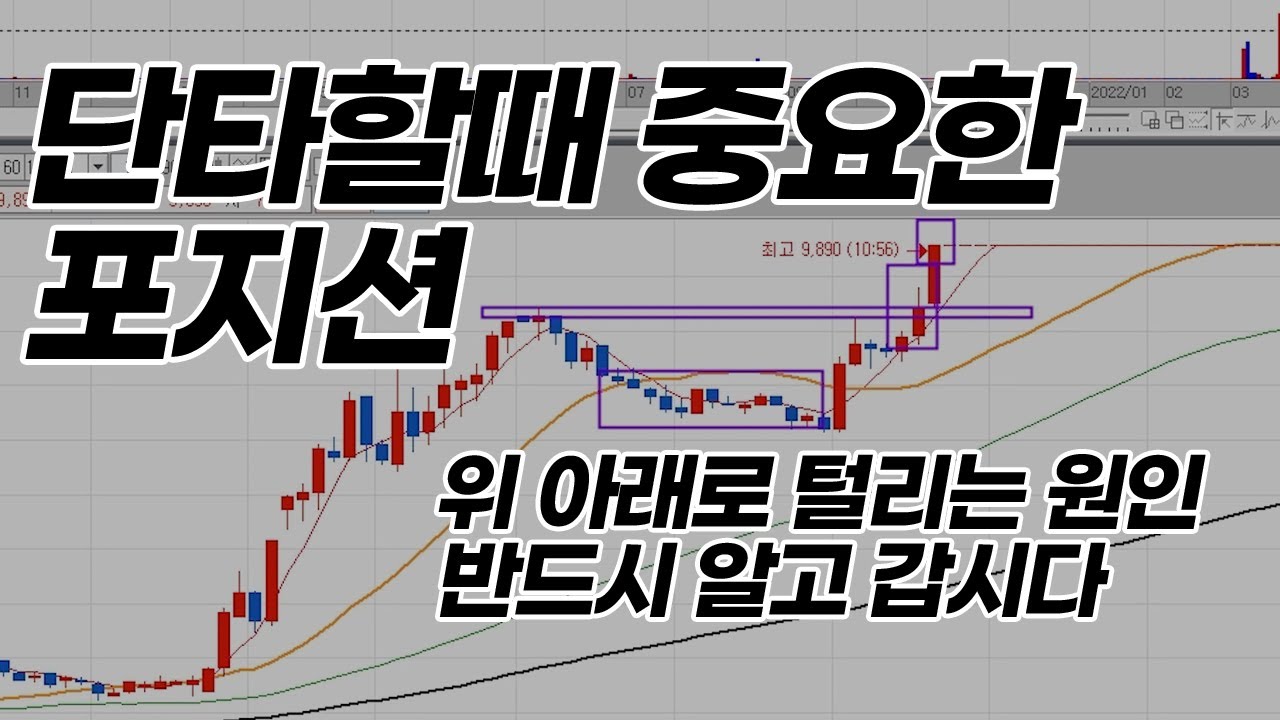 위 아래로 털리는 원인 - 단타할때 알아야 할 꿀팁, 포지션