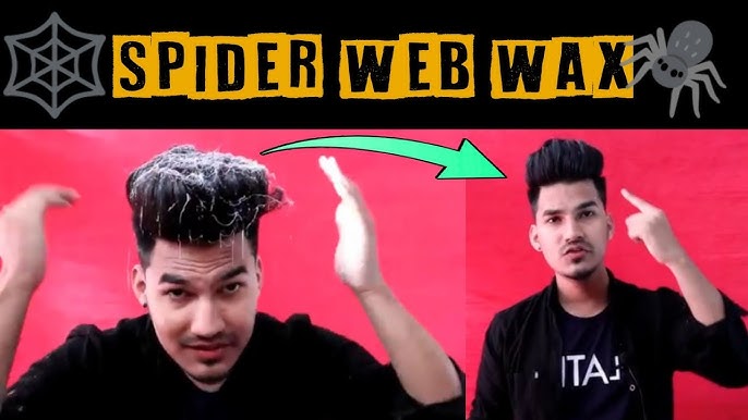 spider web hair wax｜TikTok Search