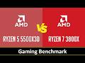 RYZEN 5 5500X3D vs RYZEN 7 3800X