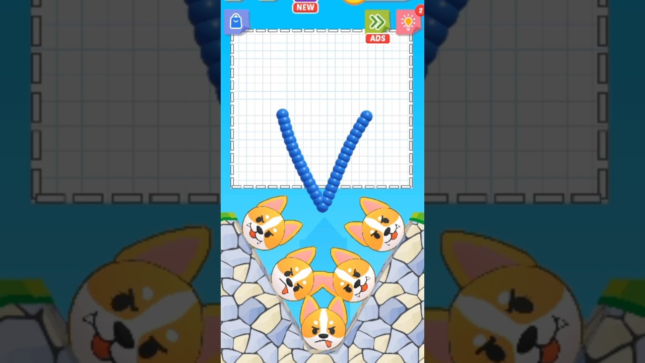 Draw Puzzle : Smash Angry Dog