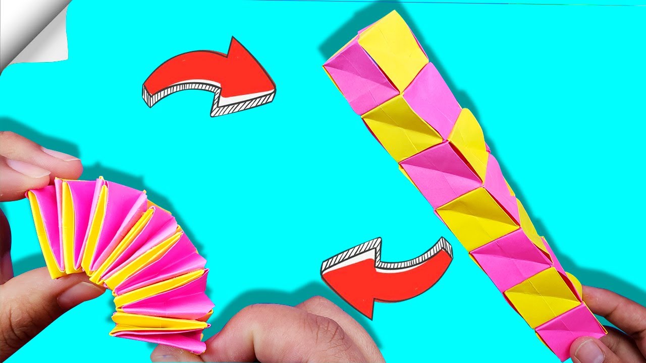 DIY Juguete antiestrés de papel | Manualidades | DIY crafts easy | Paper toy antistress transformer