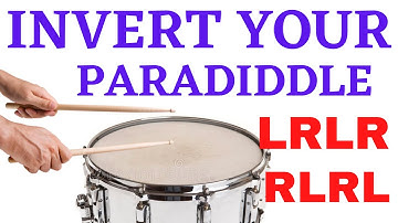 Paradiddle Inversion Exercise - Paradiddle Inversions Accents mix up - stick control - Yanick Drums