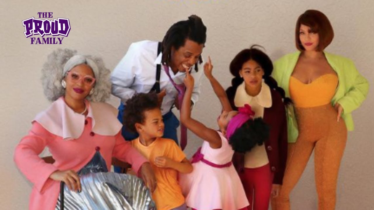 Beyonc Shares Photo of Her Family Dressed as 'The Proud Family ...