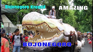 KARNAVAL Unic & Kreatif - Di Kota, Bojonegoro Jawa Timur Amazing Cah TeamLo Punya