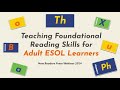New readers press  teaching foundational reading skills for adult esol learners