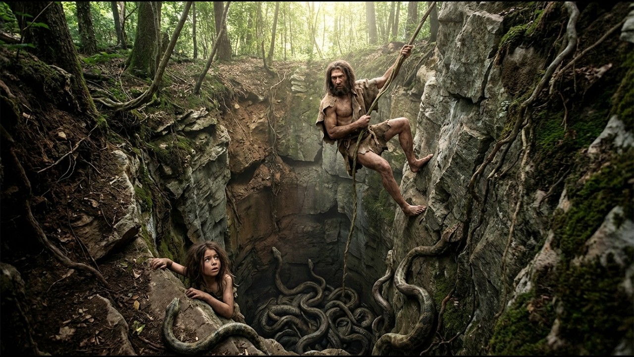 Primal Life 1.2M Years Ago: A Girl Trapped in a Snake Pit And the Warrior Who Refused to Leave Her