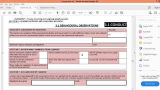 115753 Assessment Conduct explained
