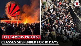 LPU PROTEST TURNS VIOLENT: CLASSES SUSPENDED, EXAMS POSTPONED