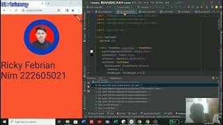 UTS Pemrograman mobile semester 4 non reguler di tool Android studio membuat CV online
