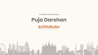 HH Mahant Swami Maharaj in London, UK – Saturday 6 May 2023 – Puja Darshan