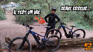 Test Vae Pour Alex, Grave Erreur... Le Giant Trance X E De Maximin Bike Sur Une Sortie Enduro