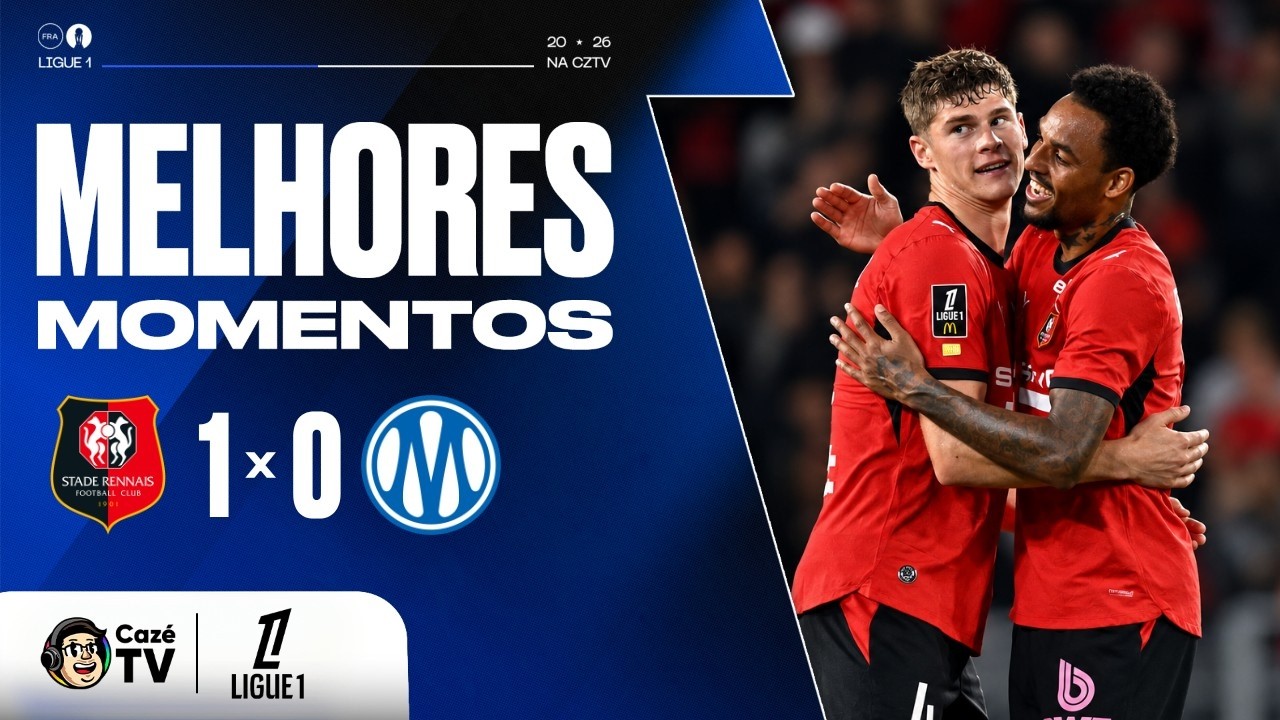 MELHORES MOMENTOS: RENNES 1 X 0 MARSEILLE | LIGUE 1 26/27 | 4ª RODADA