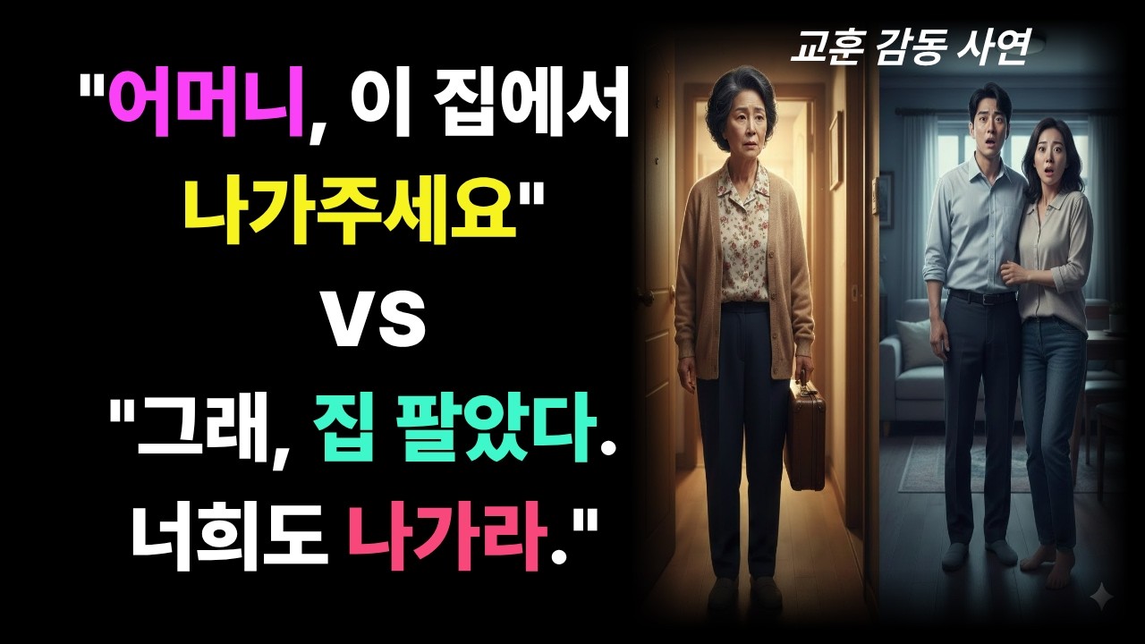 집 비워달라는 며느리 말에, 일주일 만에 집 팔고 동해로 떠난 67세 어머니의 반전