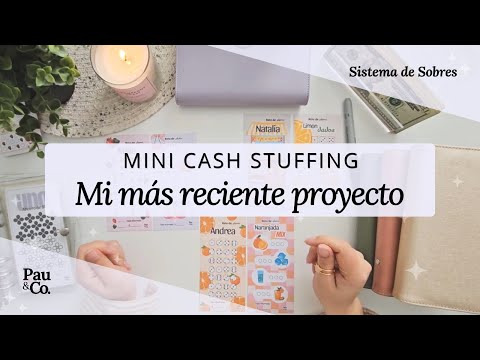 Mini Cash Stuffing $245 | NUEVAS PLANTILLAS | Latina en USA | Sistema de Sobres