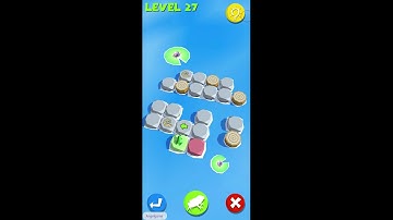 Frog Puzzle 🐸 Logic Puzzles & Brain Training  Level 26 - 30 Walktrhrough
