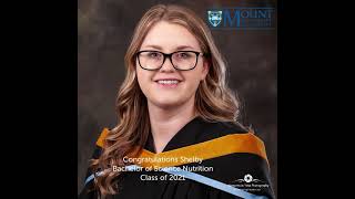 Mount Saint Vincent University graduation portrait