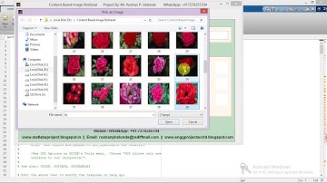 Content Based Image Retrievel using Image Processing Matlab Project Source Code