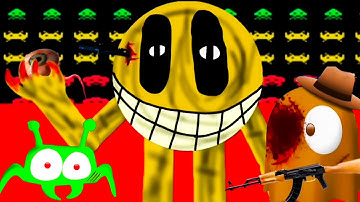 PAC-MAN invades SPACE INVADERS | Pac-Man (analog horror) part 2