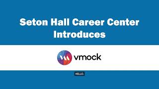 VMock Resume Feedback at Seton Hall University | Career Center Resource