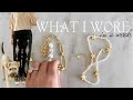 WHAT I WORE IN A WEEK | LA vlog, Zara try on, American Dream mall, new pearl jewelry ft. Arsis