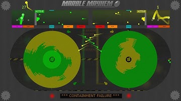 Core Infection Round 2- Multiply or Release with shields, burst shot and regeneration | Algodoo