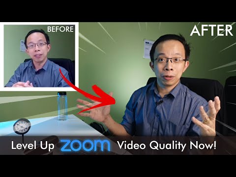 How to Level Up your ZOOM Meeting Video Quality