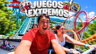 ASÍ NOS DIVERTIMOS EN ESTE PARQUE DE DIVERSIONES EXTREMAS..PV