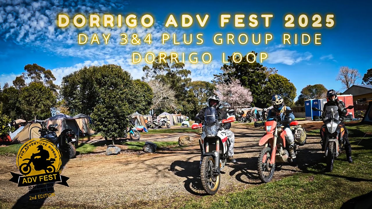 Dorrgio ADVFEST 2025 Day 3 & Day 4 & Group Ride through Dorrigo Loop ASMR in 4K
