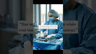 “Har mat maanna, ek din white coat tumhari pehchaan banegi.”MBBS motivation