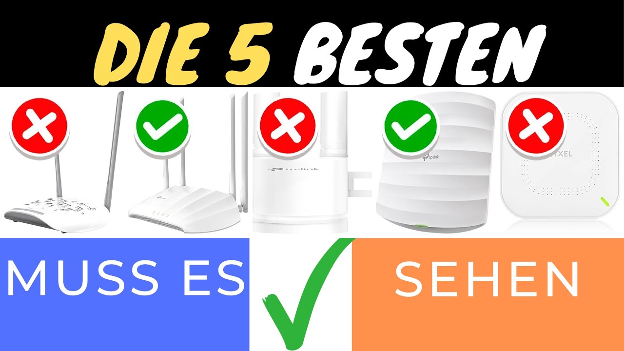 5 BESTE WLAN ACCESS POINTS 2025 🚀 | KAUFEN UND VERBESSERN! 📶